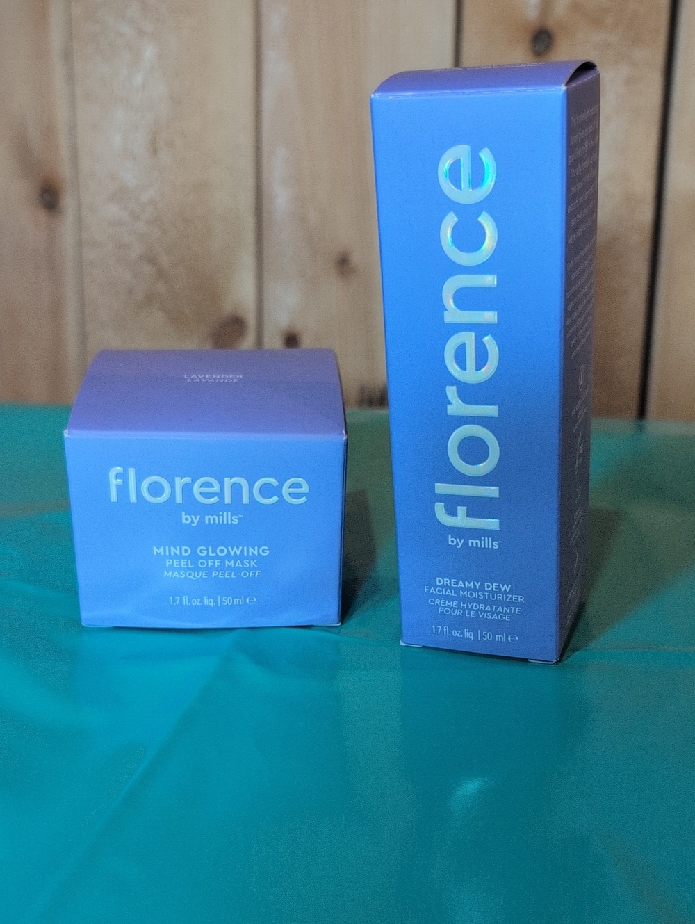 Florence by Mills Mind Glowing Mask & Dreamy Dew Moisturizer Set NIB